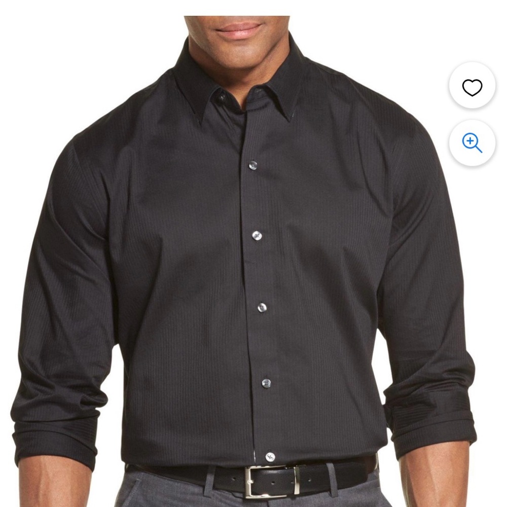 BOGO Van Heusen Long-Sleeve Shirt, Regular Fit/ Stretch, L, 16 1/2, 32-33,